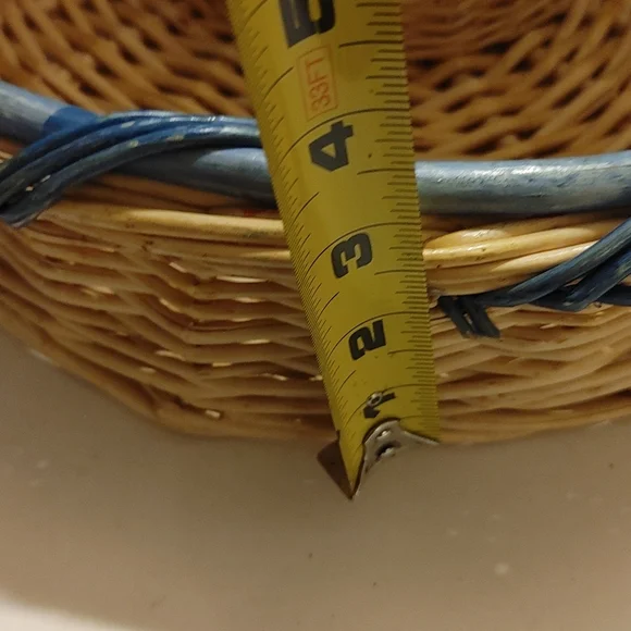 Wicker chip and dip serving basket - Picture 6 of 7